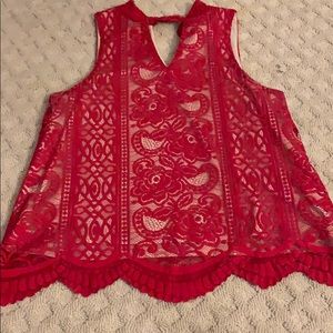 🎄 Perfect Holiday Lace Top 🎄